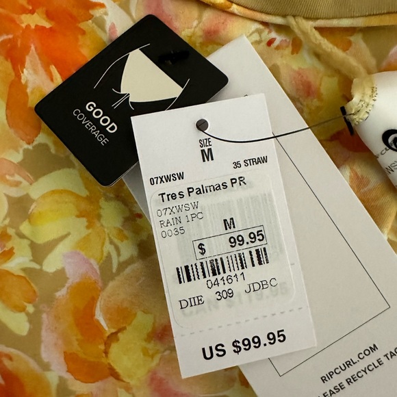 RIPCURL Medium one piece swim suit NWT - Picture 9 of 13